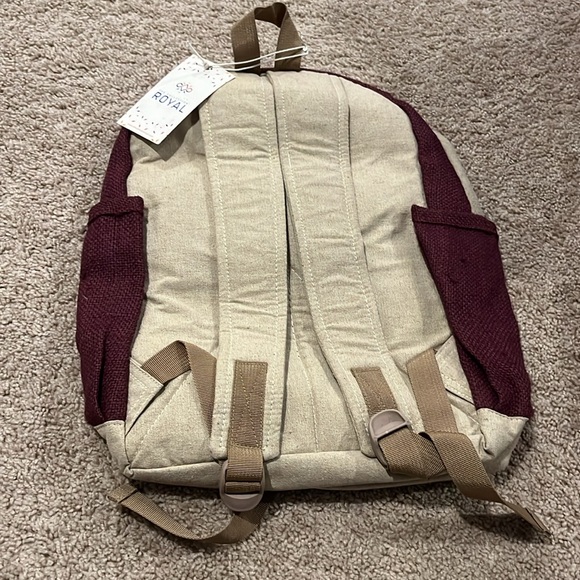 THE COLLECTION ROYAL handcrafted backpack in brown NWT - Picture 4 of 10